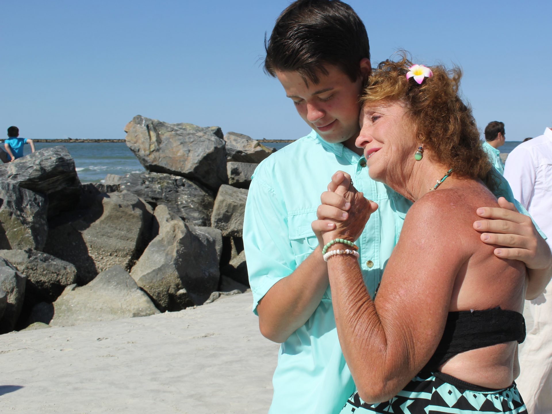 Grandson Grandma Dance Beach And Destination Weddings New Smyrna Beach Daytona Beach 